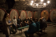 Weinprobe im Keller des Fürstlich Cast'ellschen Domänenamts