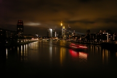 Frankfurt Main Nacht Skyline